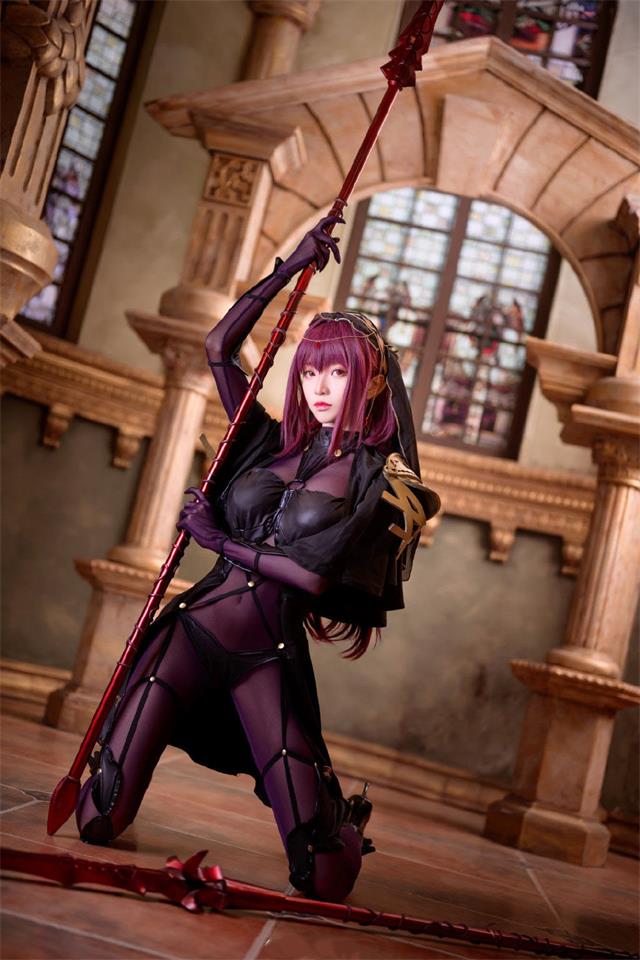 fgo斯卡哈大人高清cosplay套圖