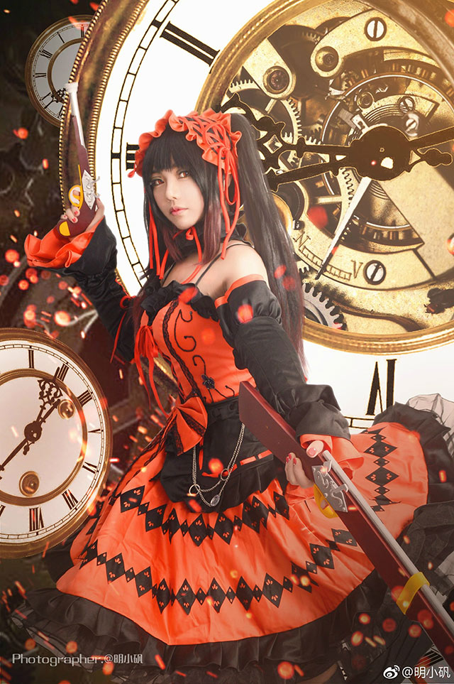 約會大作戰時崎狂三靈裝cosplay照片正片