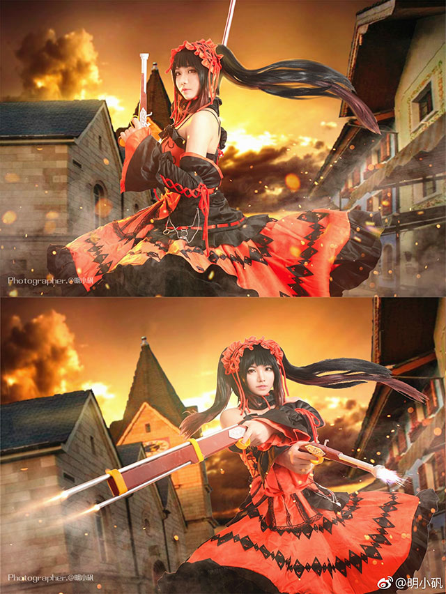 約會大作戰時崎狂三靈裝cosplay照片正片