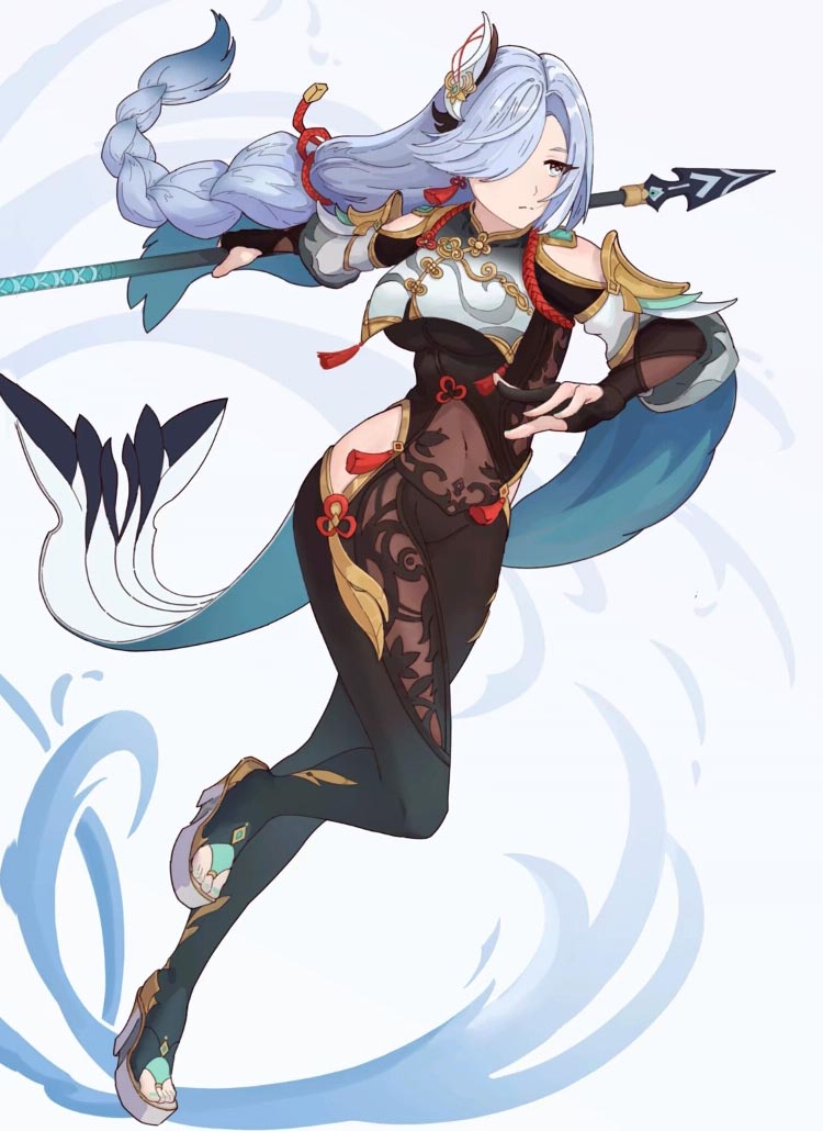 原神申鶴人物圖